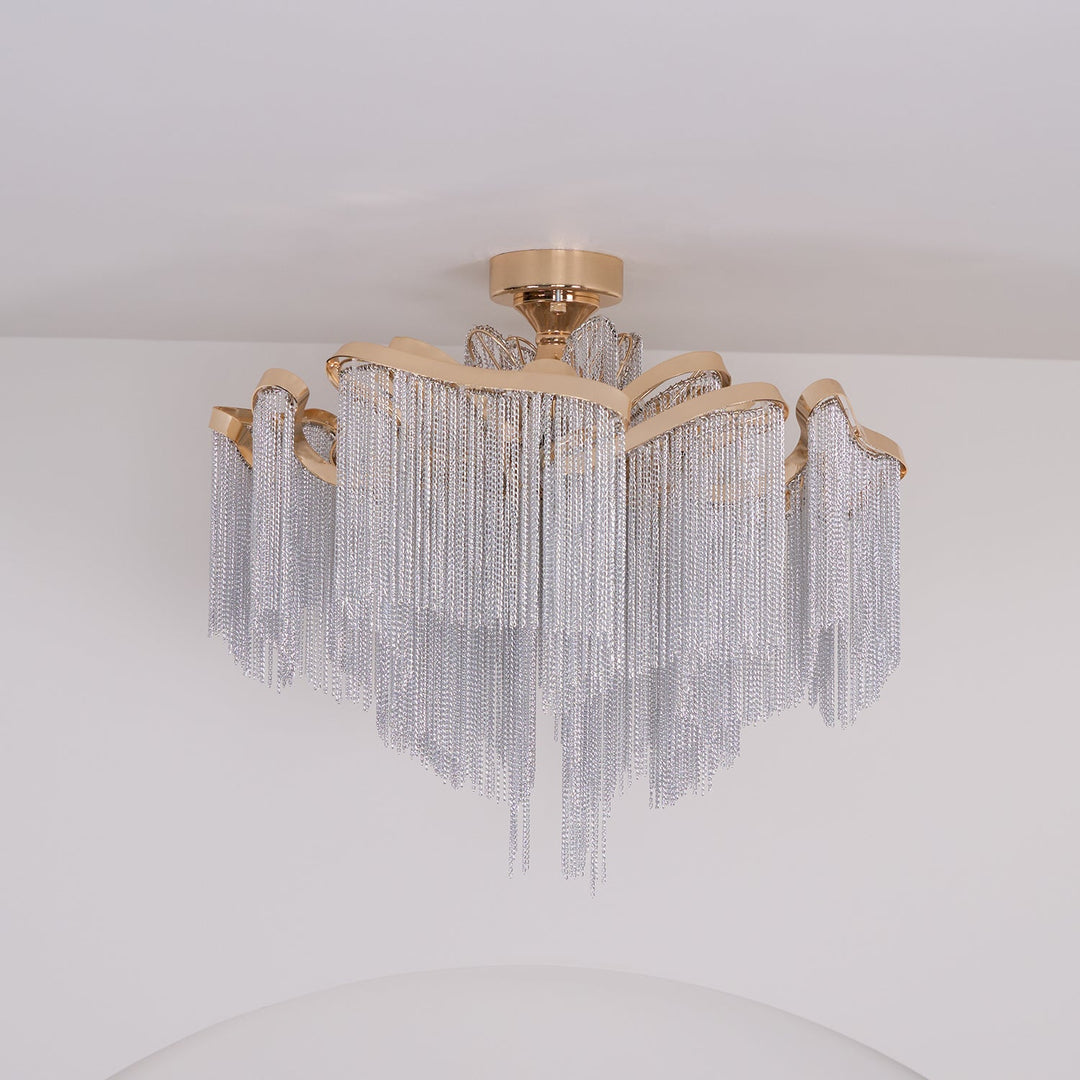 Nowoczesna Lampa sufitowa z Frędzlami