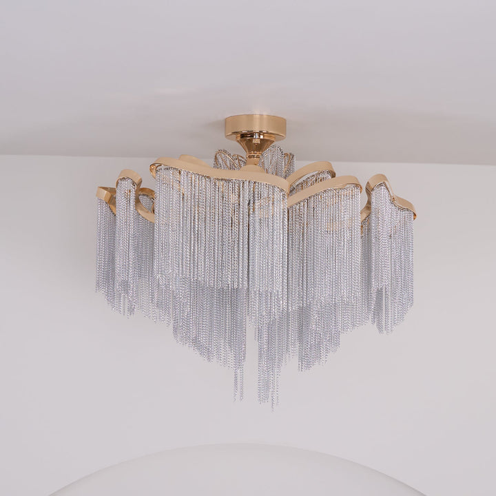 Nowoczesna Lampa sufitowa z Frędzlami