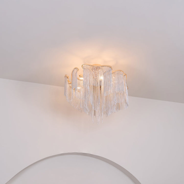 Nowoczesna Lampa sufitowa z Frędzlami