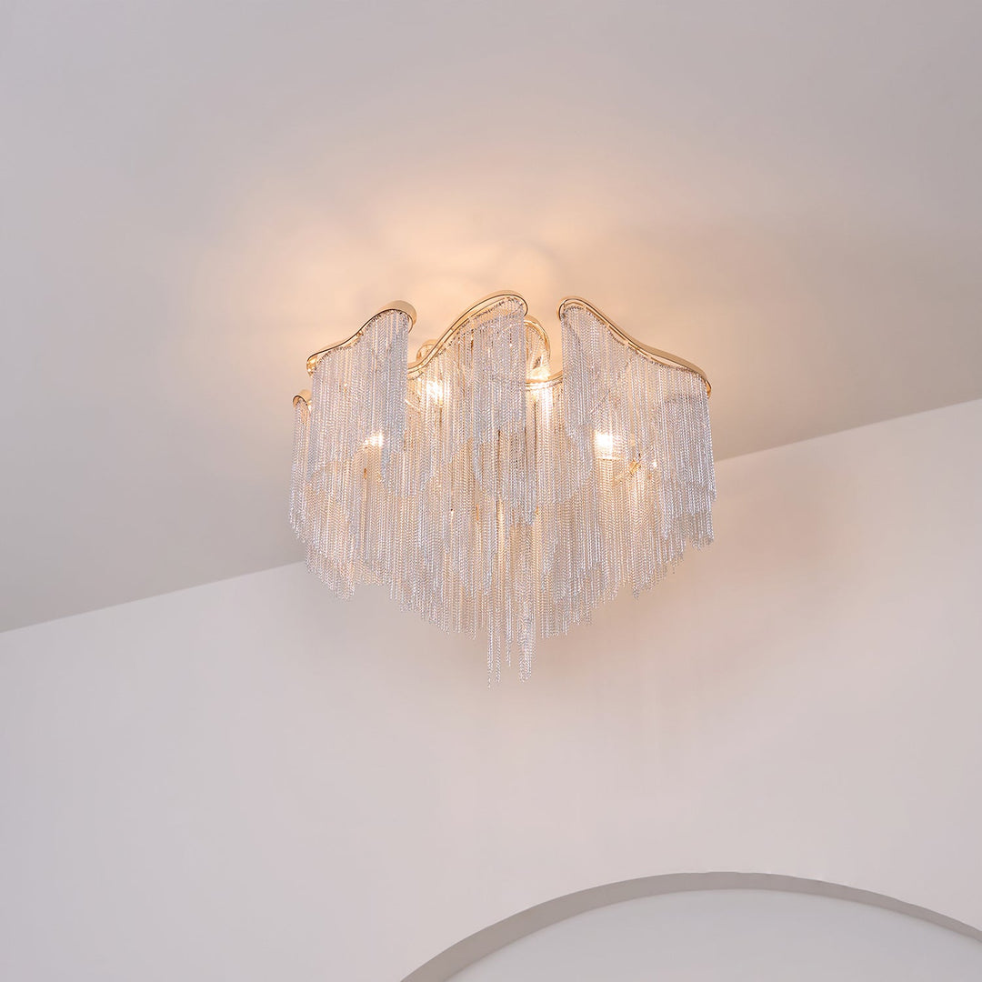 Nowoczesna Lampa sufitowa z Frędzlami