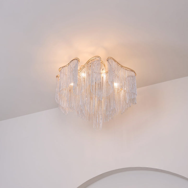 Nowoczesna Lampa sufitowa z Frędzlami