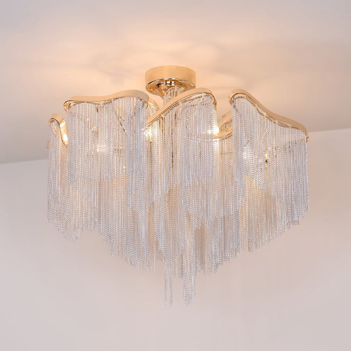 Nowoczesna Lampa sufitowa z Frędzlami