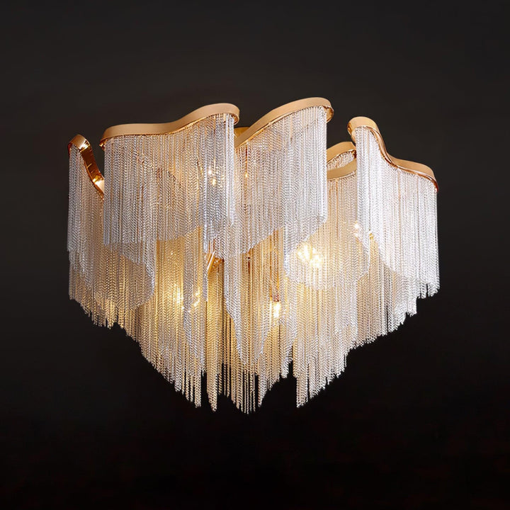 Nowoczesna Lampa sufitowa z Frędzlami
