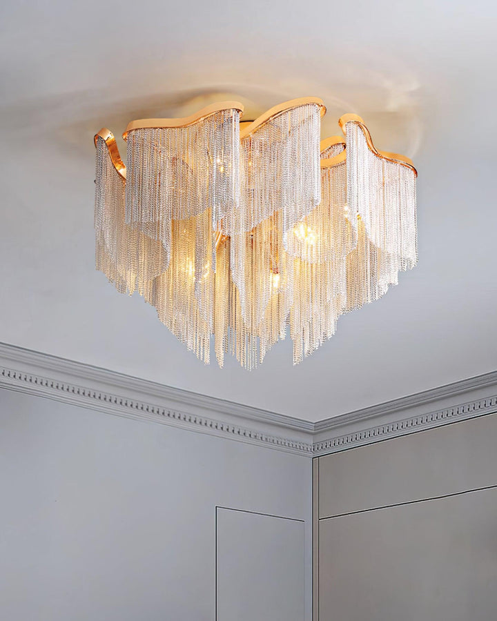 Nowoczesna Lampa sufitowa z Frędzlami