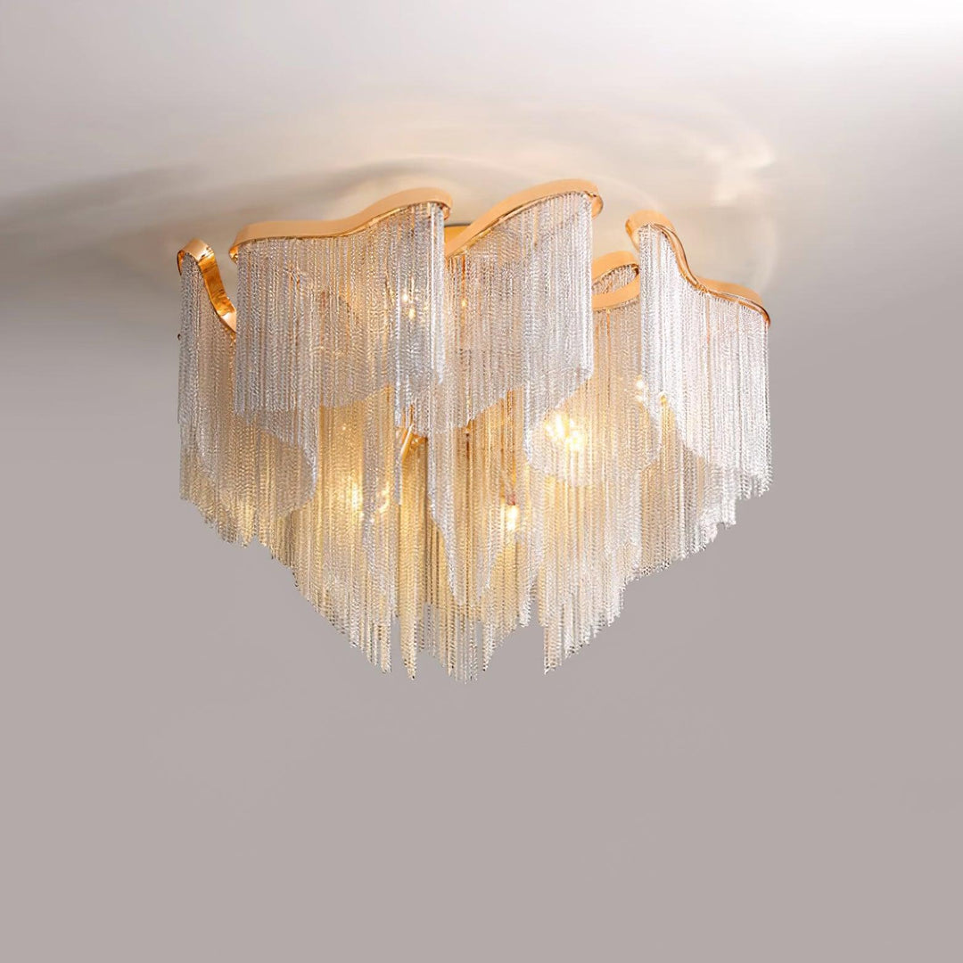 Nowoczesna Lampa sufitowa z Frędzlami