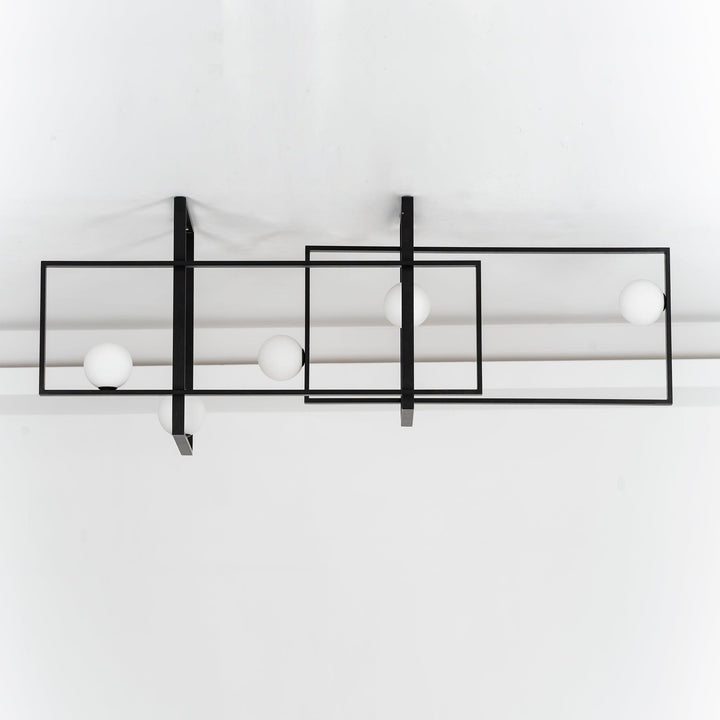Szklana lampa sufitowa Mondrian