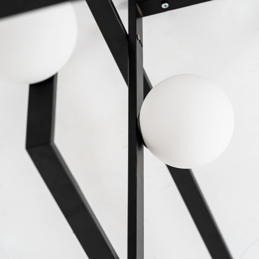 Szklana lampa sufitowa Mondrian