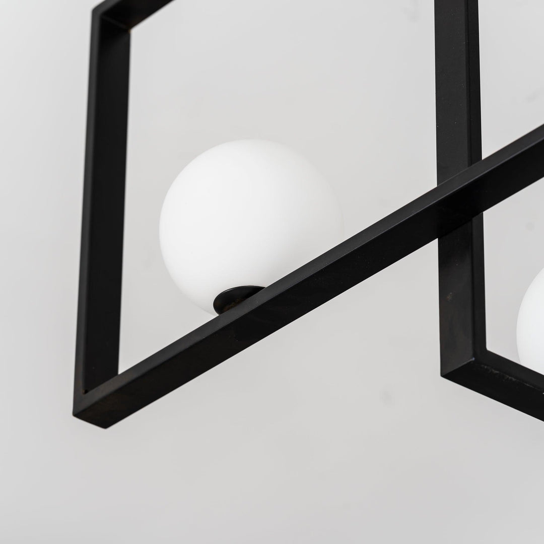 Szklana lampa sufitowa Mondrian