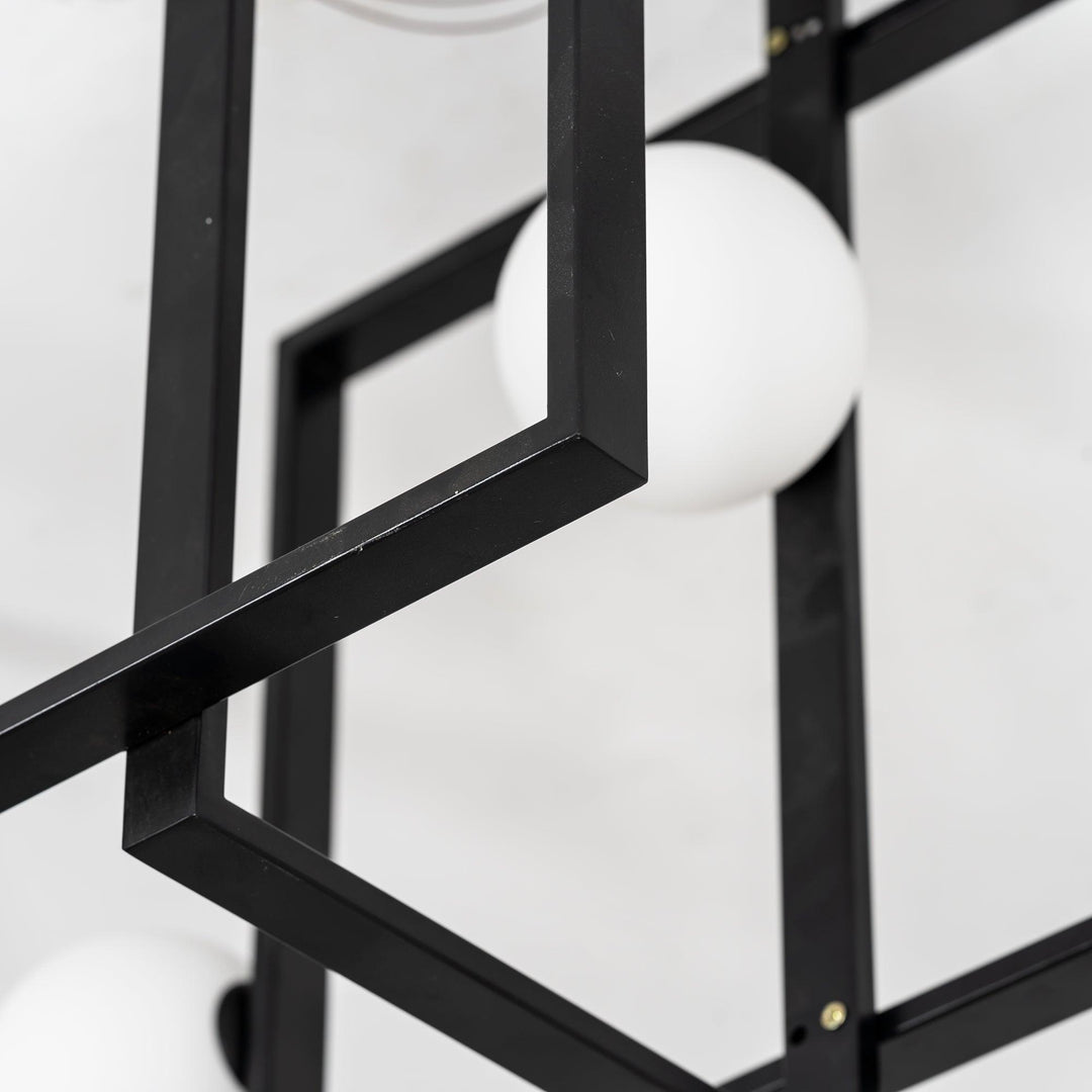 Szklana lampa sufitowa Mondrian