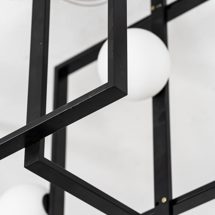 Szklana lampa sufitowa Mondrian
