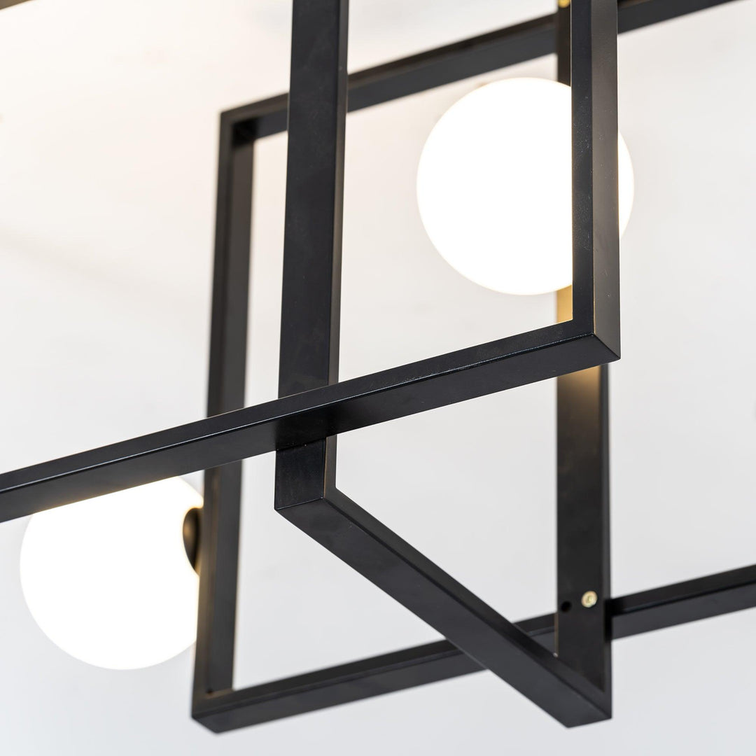 Szklana lampa sufitowa Mondrian