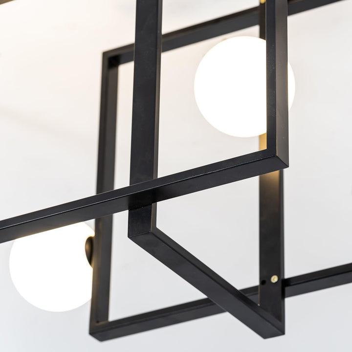 Szklana lampa sufitowa Mondrian