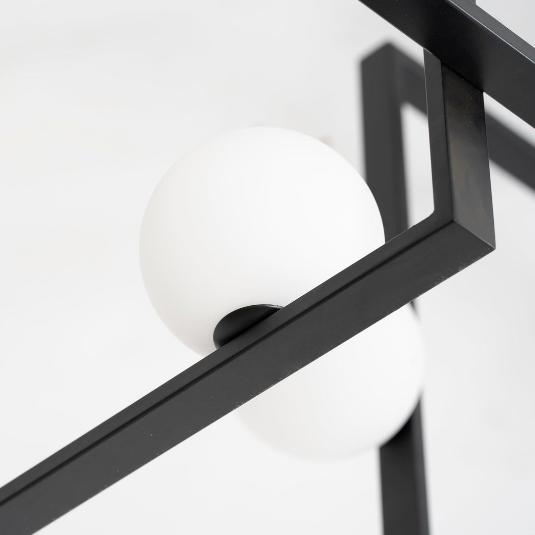 Szklana lampa sufitowa Mondrian