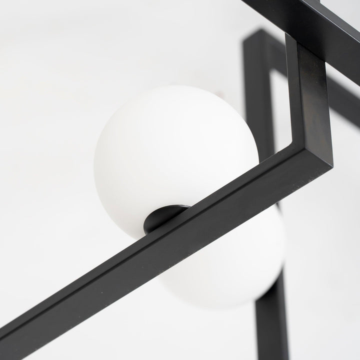 Szklana lampa sufitowa Mondrian