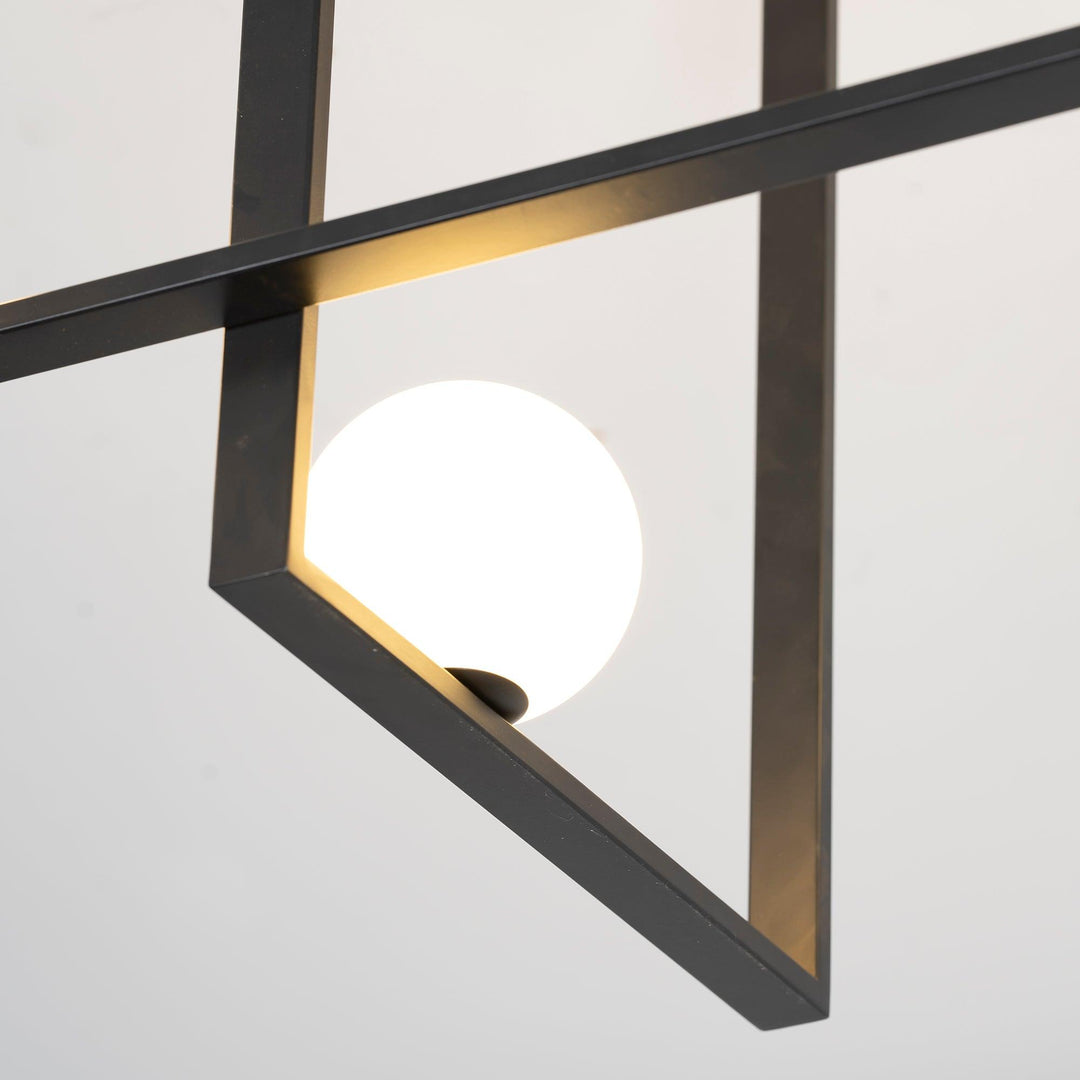 Szklana lampa sufitowa Mondrian