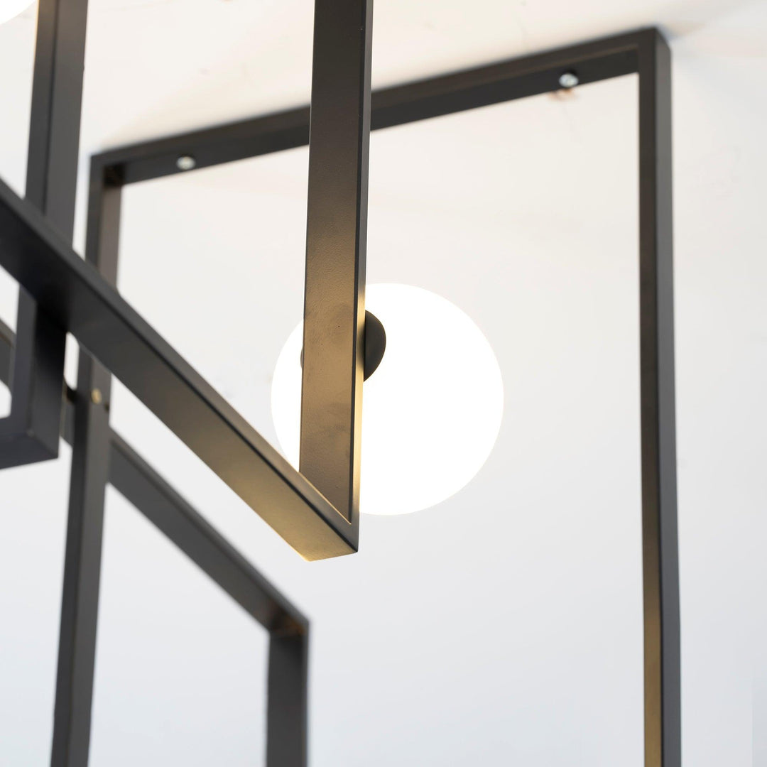Szklana lampa sufitowa Mondrian