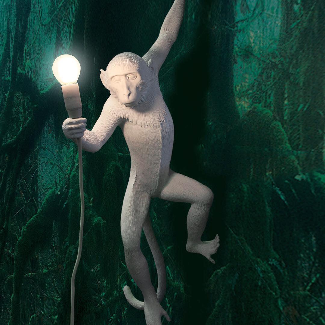 Lampa Ścienna Małpa