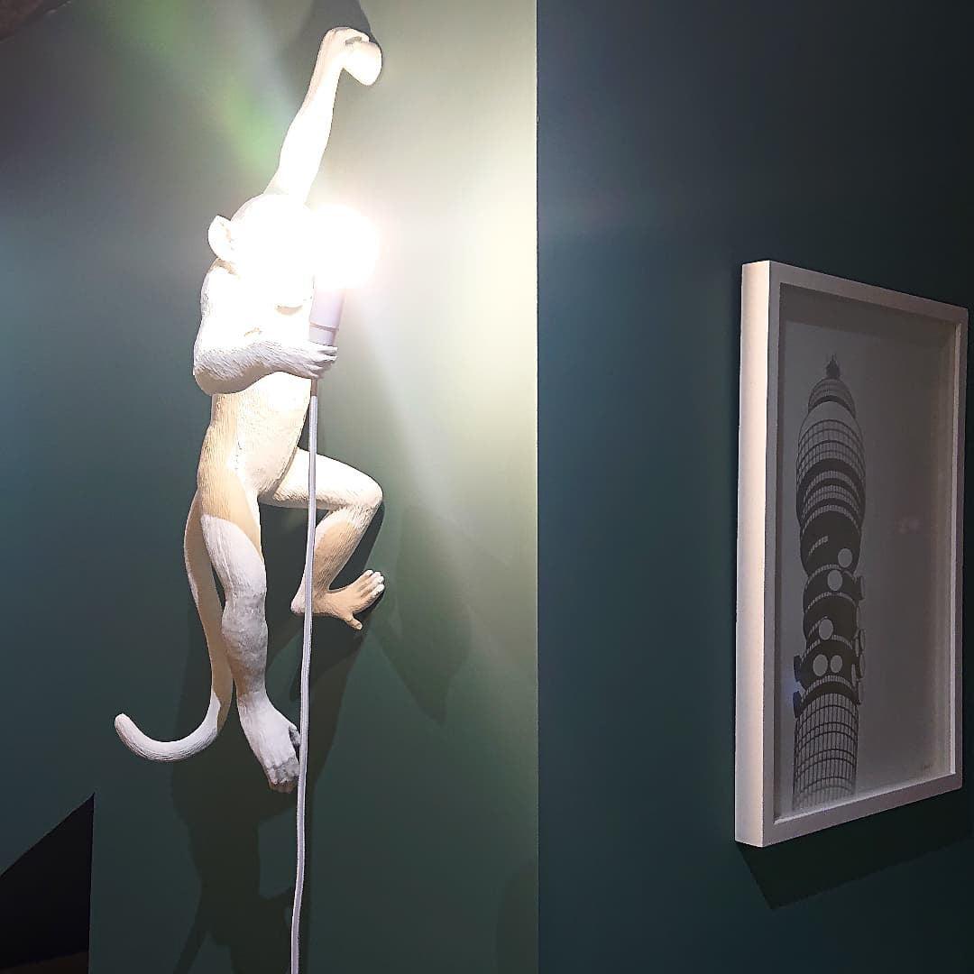 Lampa Ścienna Małpa