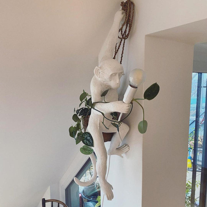 Lampa Ścienna Małpa