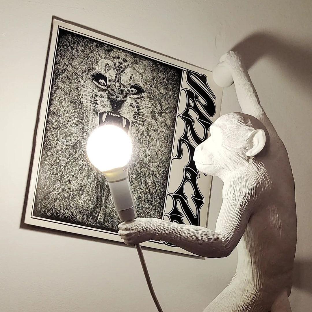 Lampa Ścienna Małpa