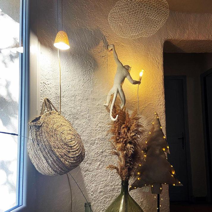Lampa Ścienna Małpa