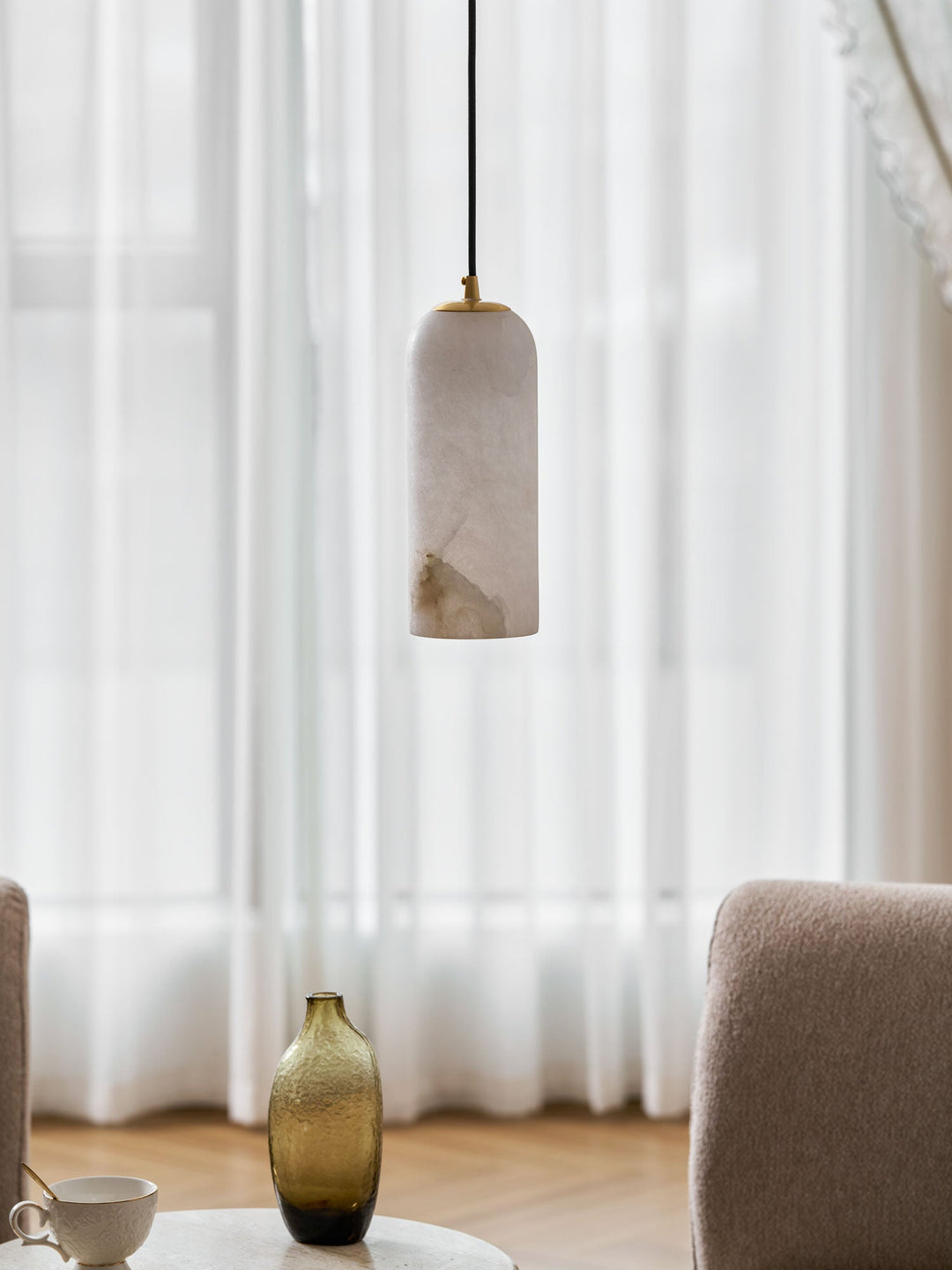 Lampa wisząca Monty Alabaster