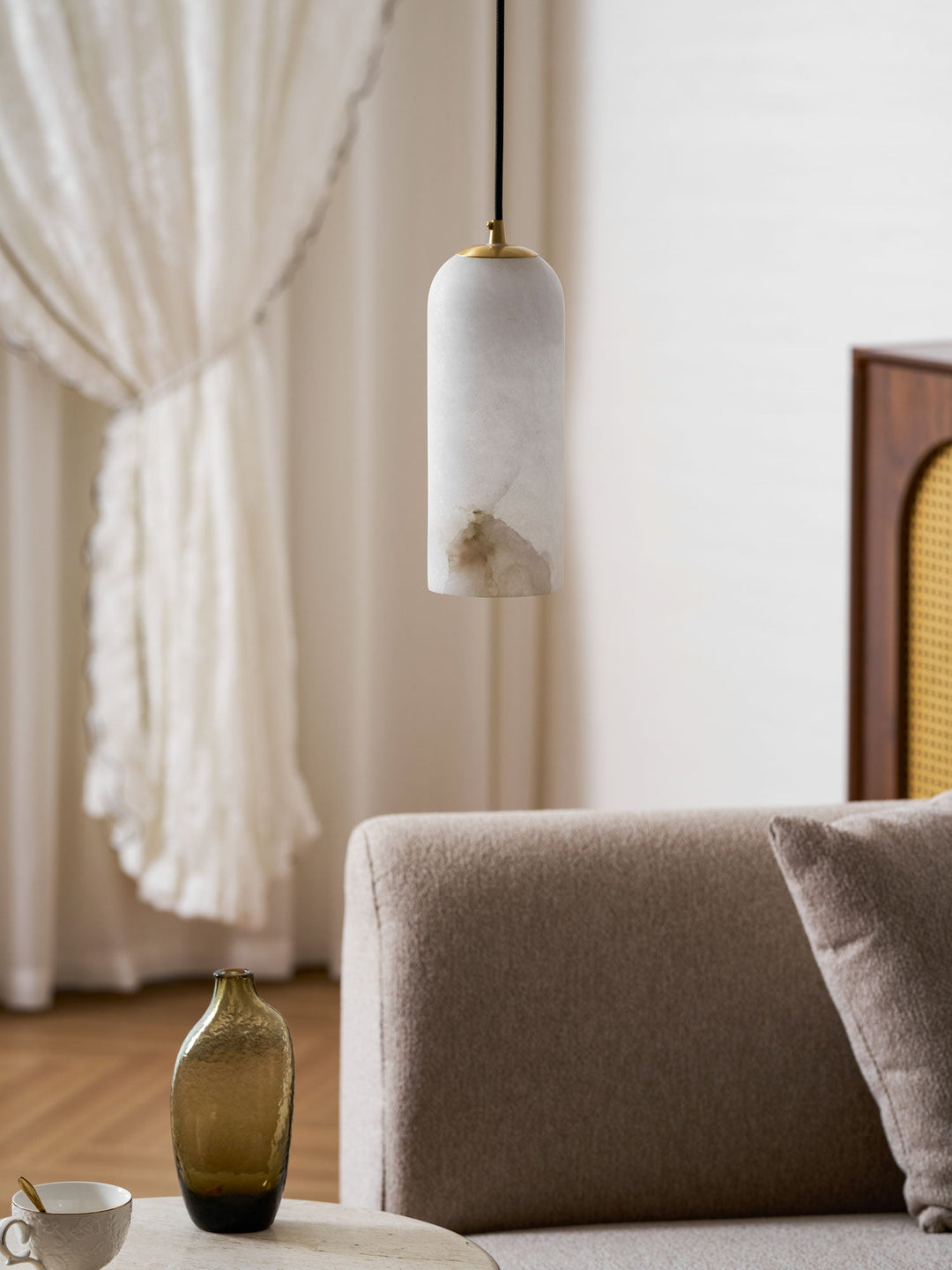 Lampa wisząca Monty Alabaster