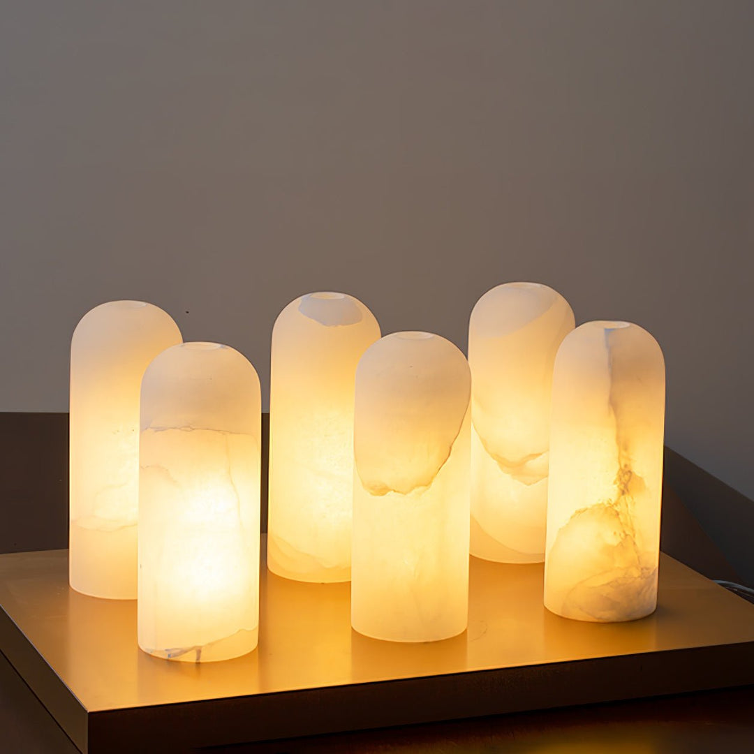 Monty Alabaster Lampa Ścienna z wtyczką