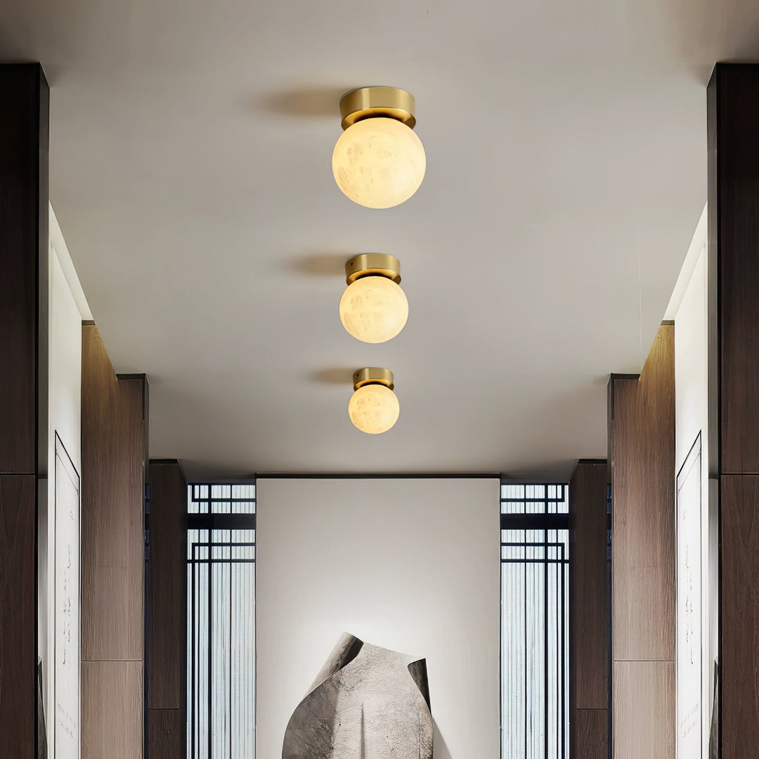 Lampa sufitowa Moon Alabaster