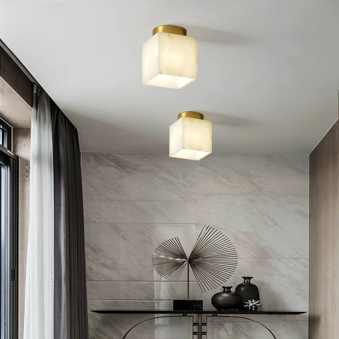 Lampa sufitowa Moon Alabaster