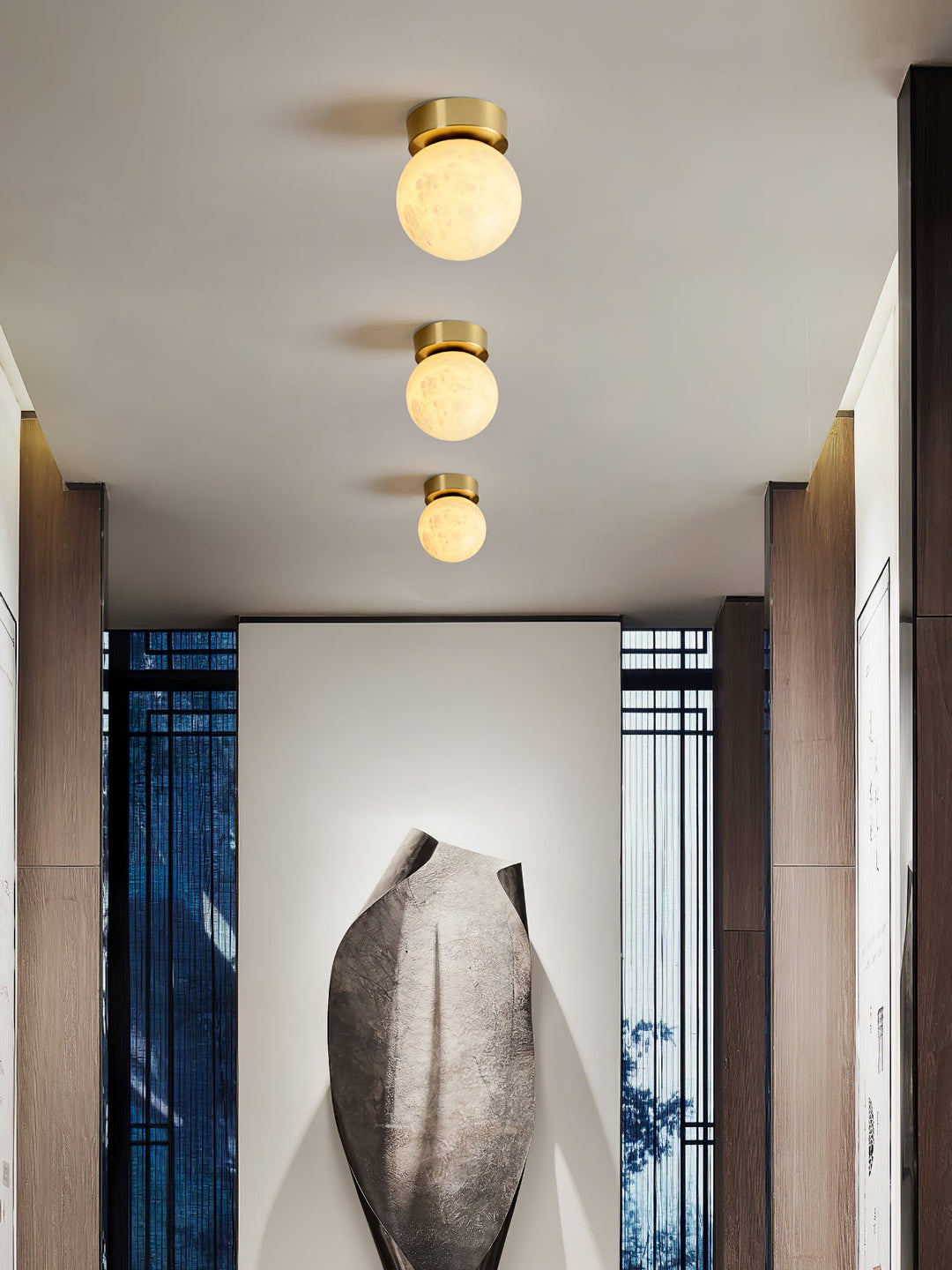 Lampa sufitowa Moon Alabaster