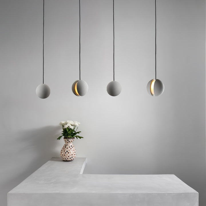 Lampa Wisząca Moon Concrete