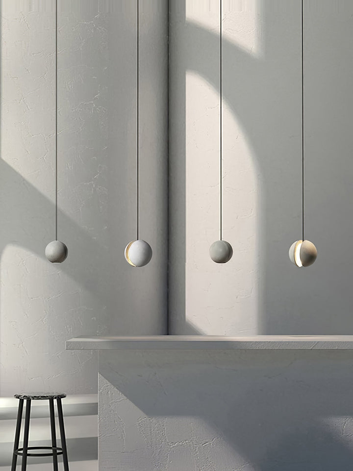 Lampa Wisząca Moon Concrete