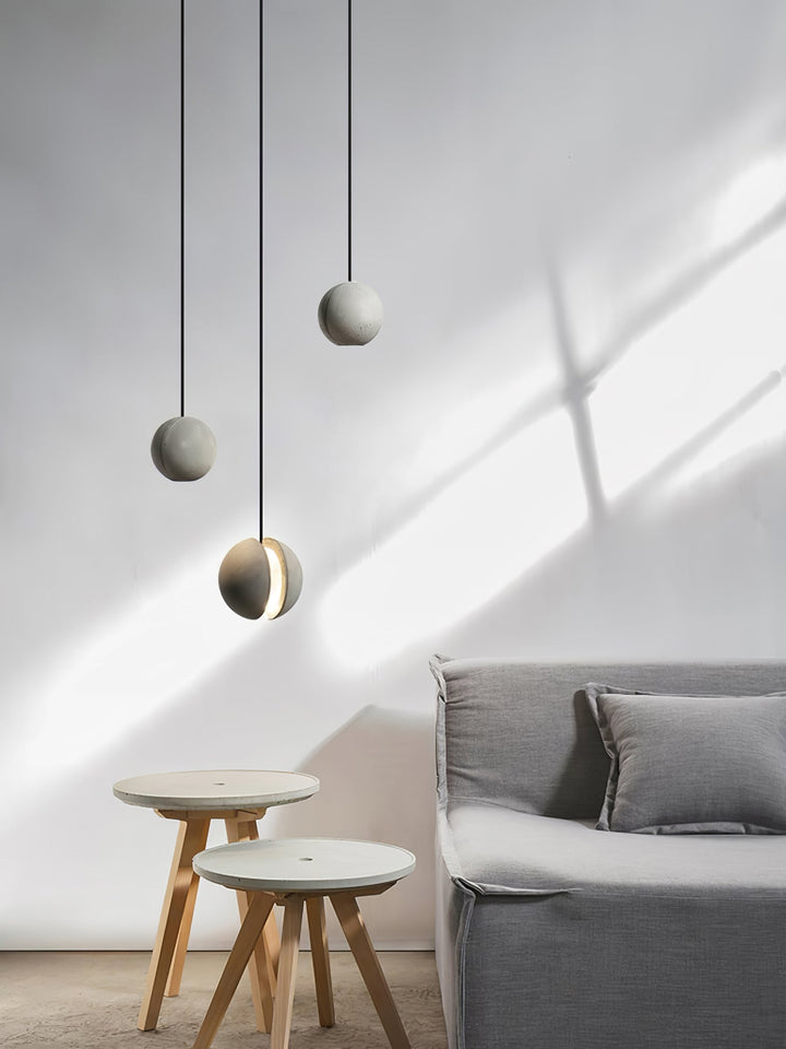 Lampa Wisząca Moon Concrete