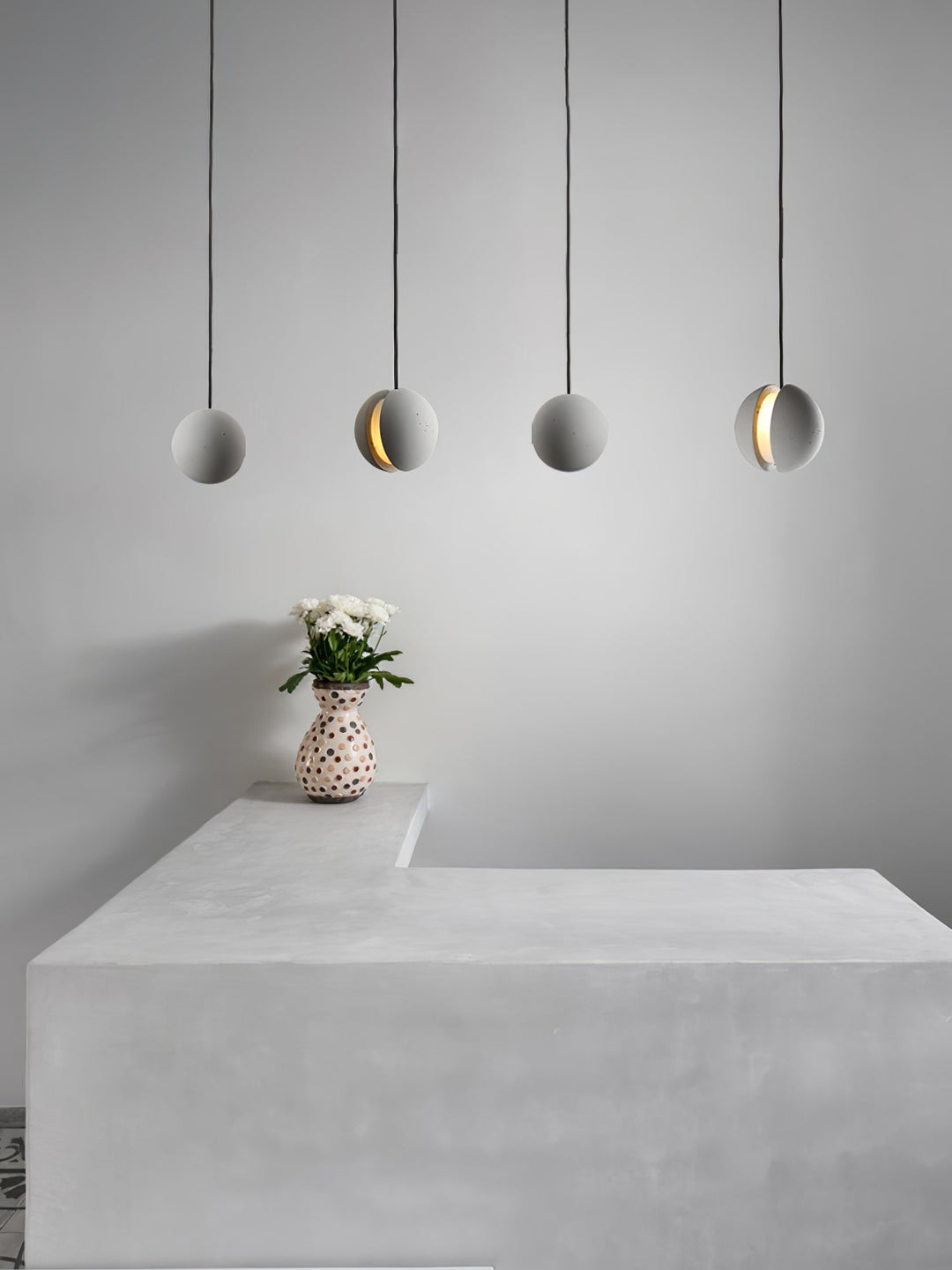 Lampa Wisząca Moon Concrete
