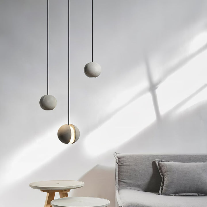 Lampa Wisząca Moon Concrete