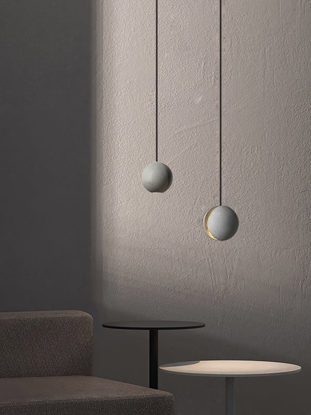 Lampa Wisząca Moon Concrete