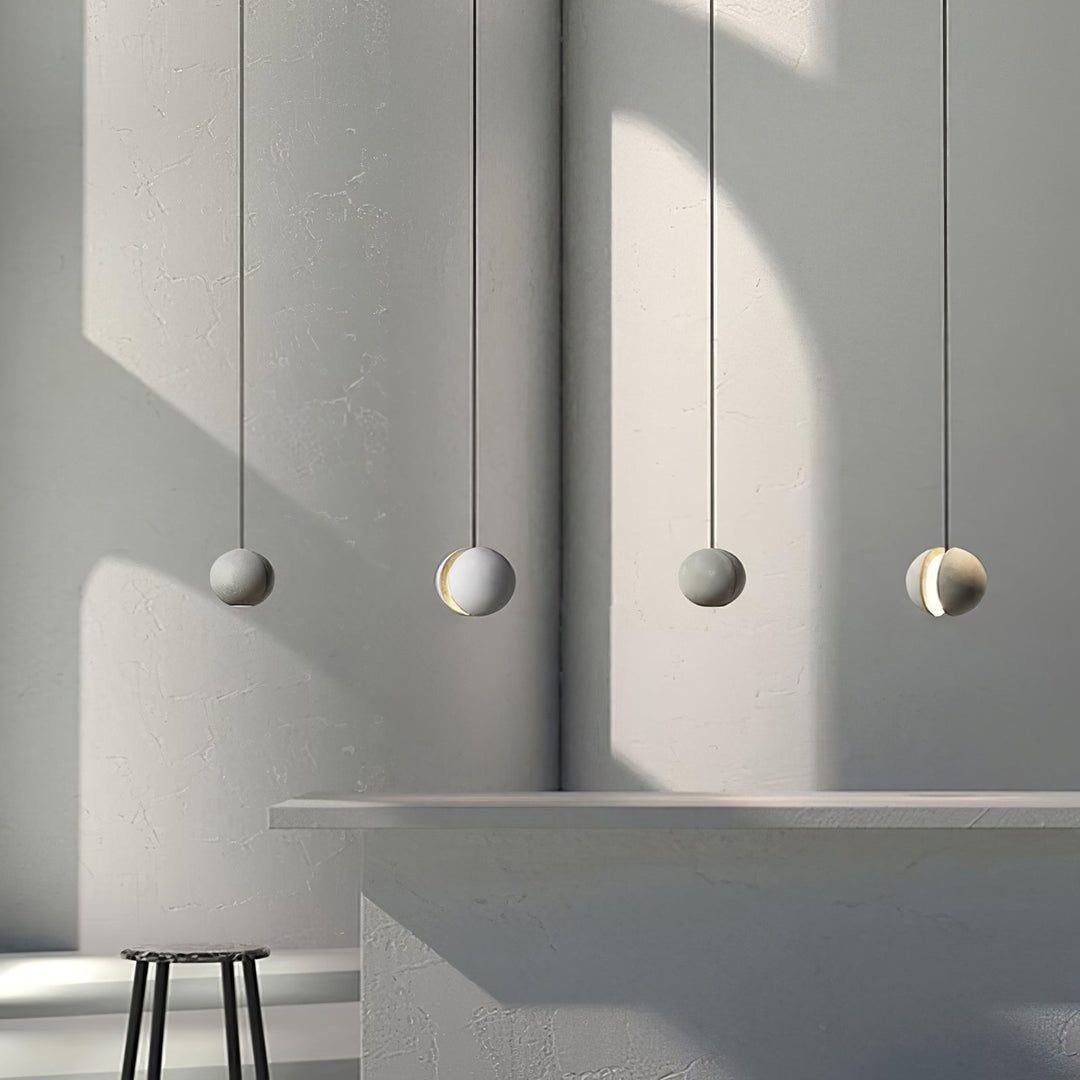 Lampa Wisząca Moon Concrete