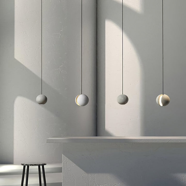 Lampa Wisząca Moon Concrete