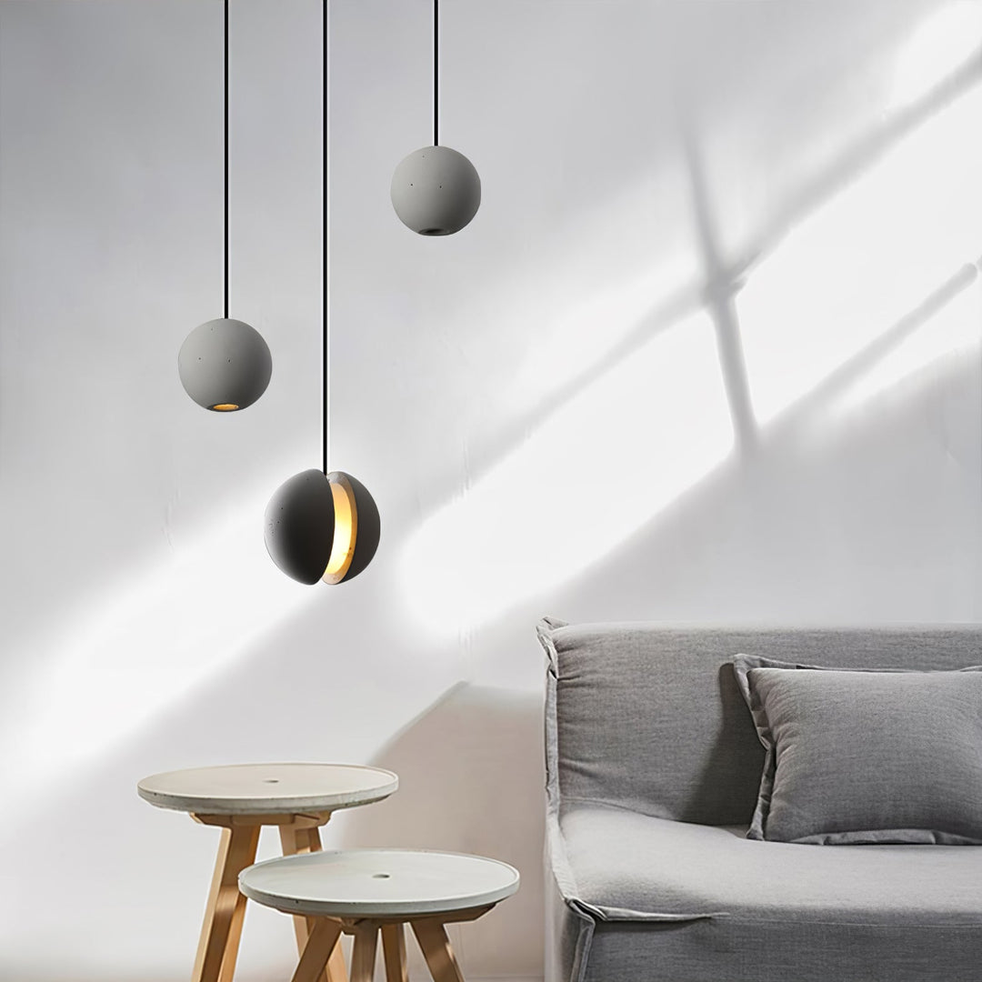 Lampa Wisząca Moon Concrete