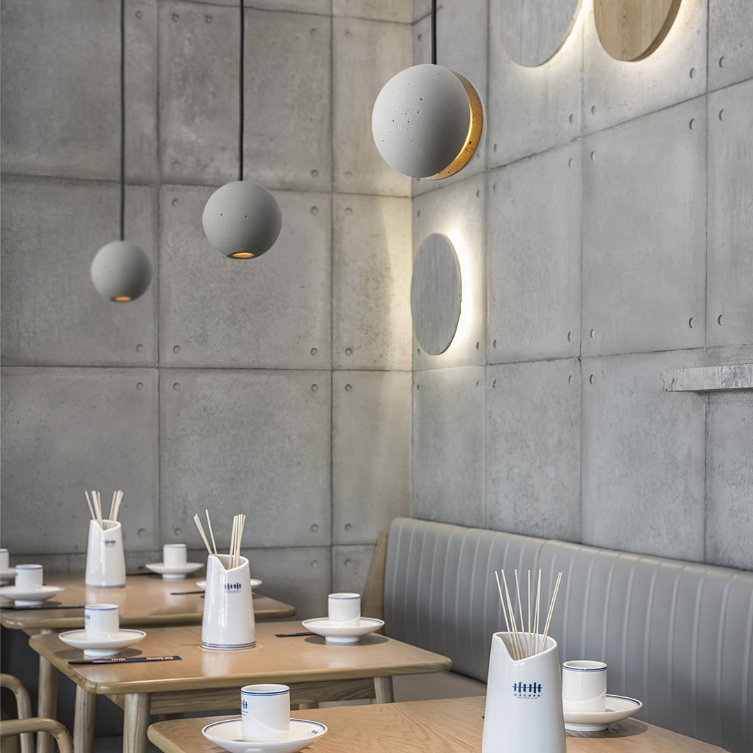 Lampa Wisząca Moon Concrete