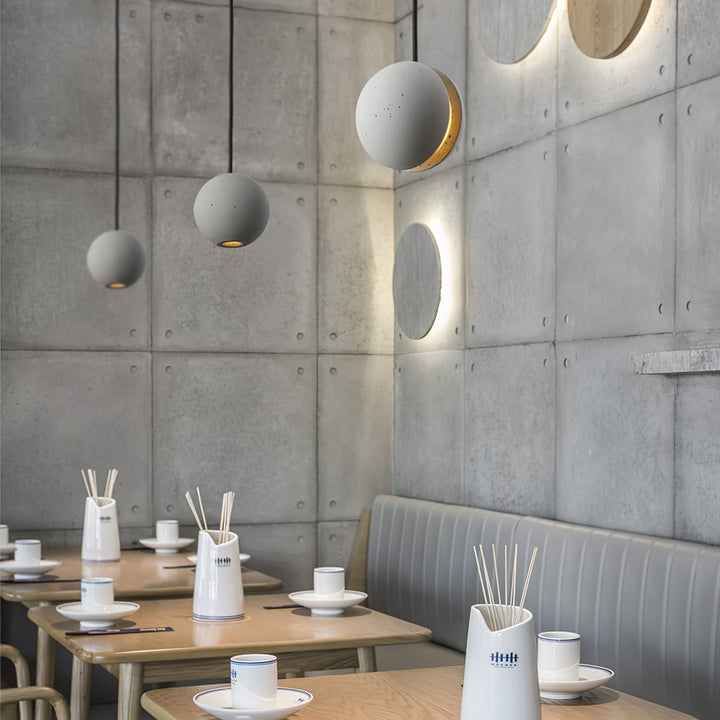 Lampa Wisząca Moon Concrete