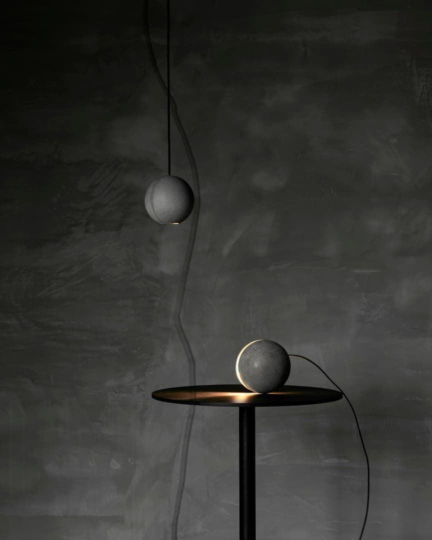 Lampa Wisząca Moon Concrete
