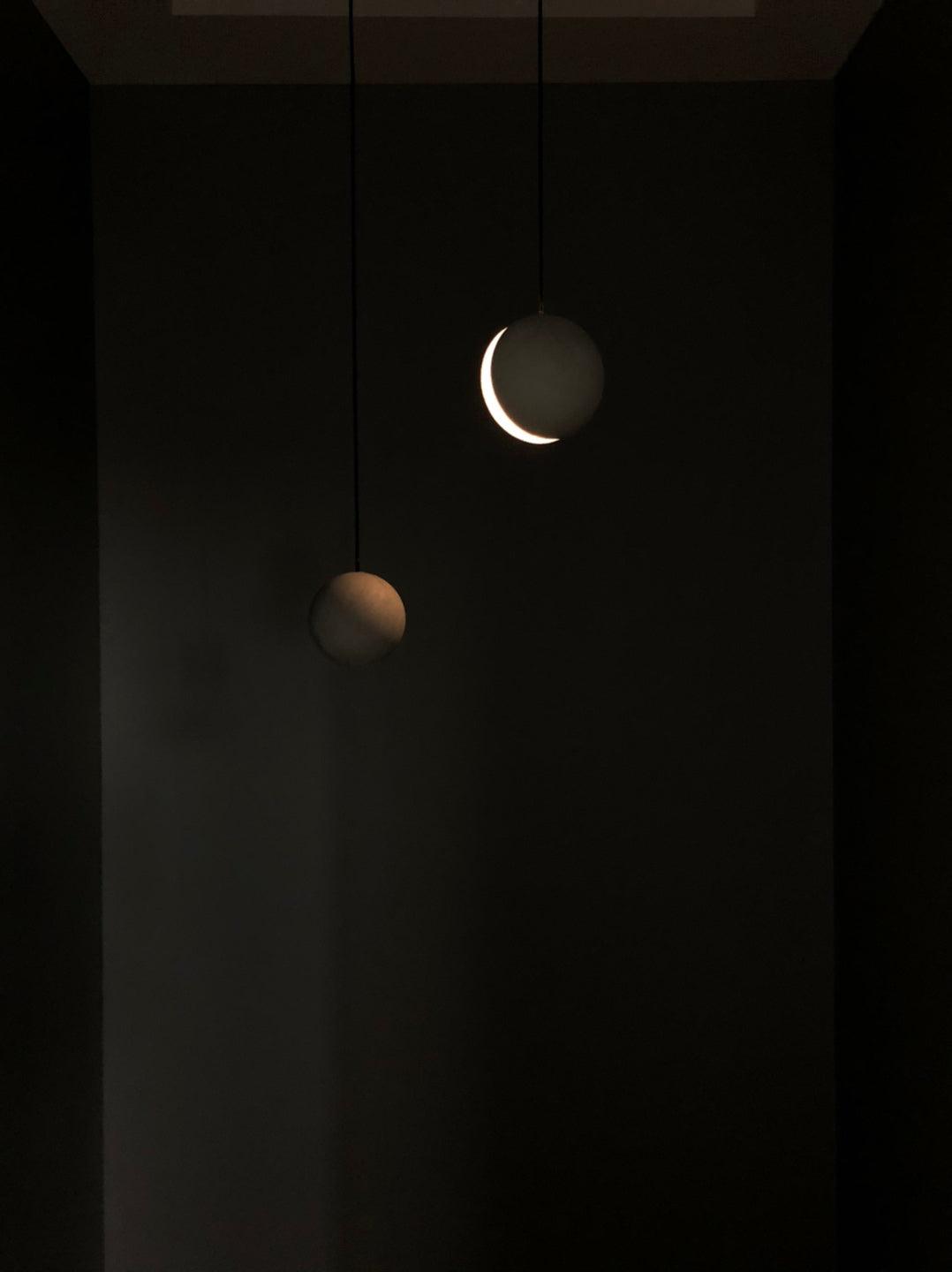 Lampa Wisząca Moon Concrete