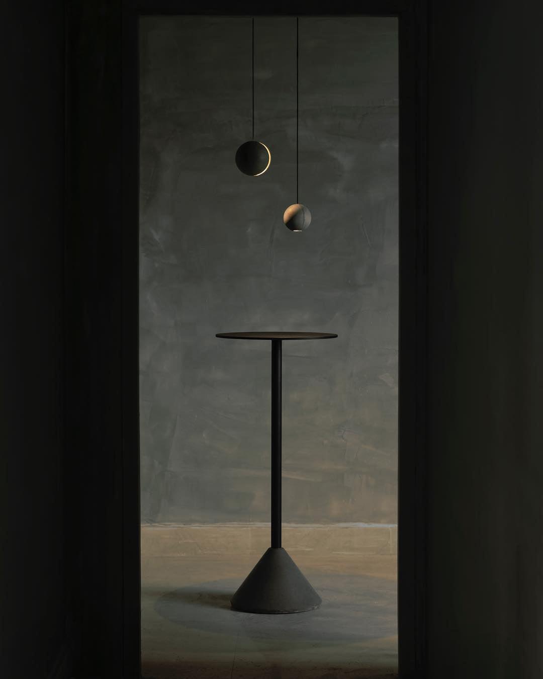 Lampa Wisząca Moon Concrete