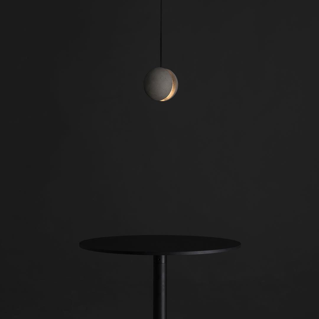 Lampa Wisząca Moon Concrete