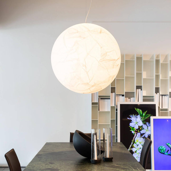 Lampa Wisząca z Jedwabiu Księżycowego