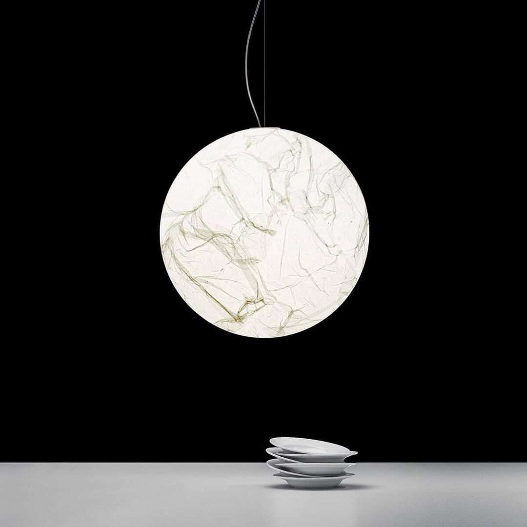 Lampa Wisząca z Jedwabiu Księżycowego