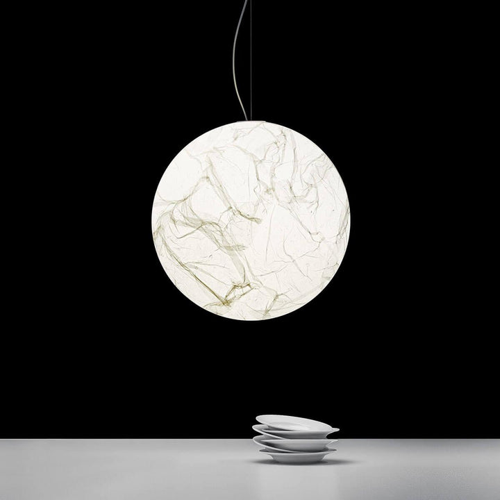 Lampa Wisząca z Jedwabiu Księżycowego
