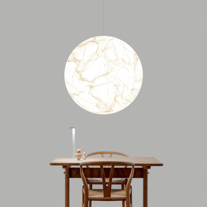 Lampa Wisząca z Jedwabiu Księżycowego